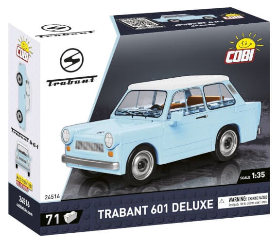 Koottava auto Trabant 601 Deluxe, 72 osaa, Cobi