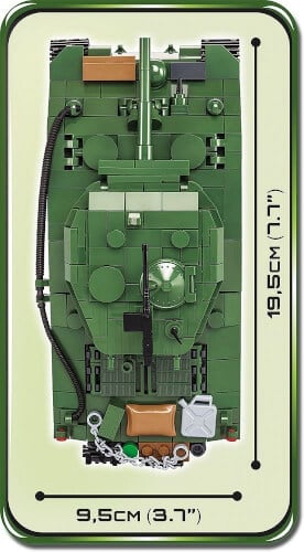 Koottava panssarivaunu Sherman M4A3E2 Jumbo, 720 palaa, Cobi