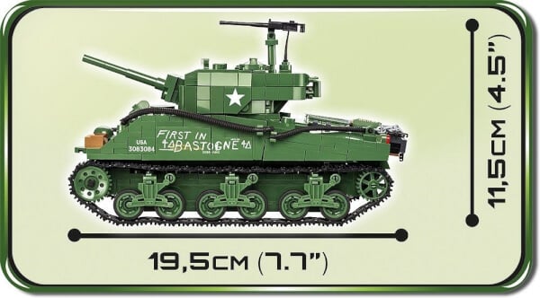 Koottava panssarivaunu Sherman M4A3E2 Jumbo, 720 palaa, Cobi