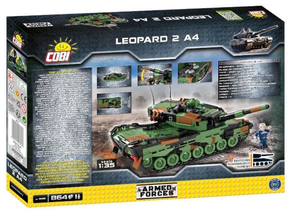 Koottava Panssarivaunu Leopard 2A4, 864 osaa, Cobi