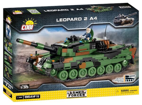 Koottava Panssarivaunu Leopard 2A4, 864 osaa, Cobi