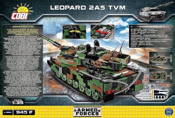 Koottava Panssarivaunu Leopard 2A5 TVM, 945 osaa, Cobi