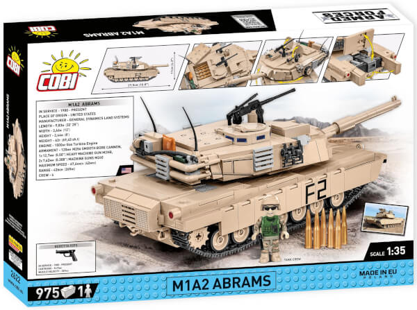 Koottava panssarivaunu M1A2 Abrams, 982 osaa, Cobi