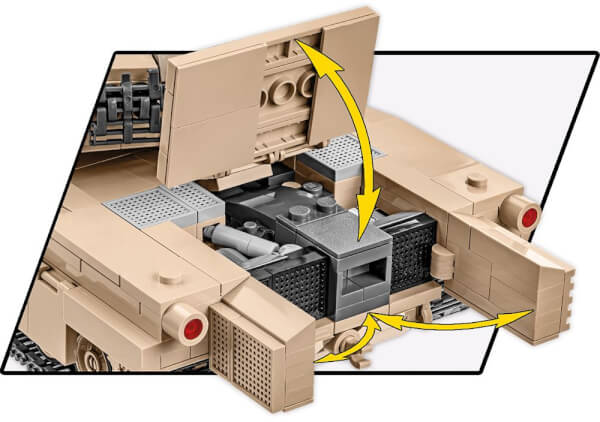 Koottava panssarivaunu M1A2 Abrams, 982 osaa, Cobi