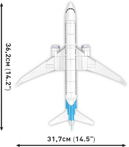 Koottava Lentokone Boeing 737-8, 340 osaa, Cobi