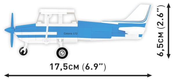 Koottava siviililentokone Cessna 172 Skyhawk, 162 osaa, Cobi