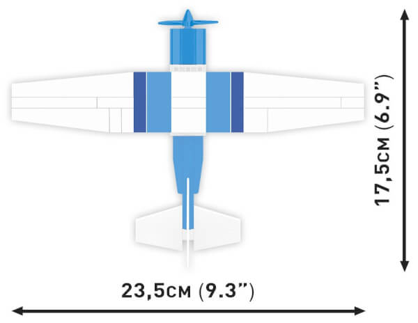 Koottava siviililentokone Cessna 172 Skyhawk, 162 osaa, Cobi