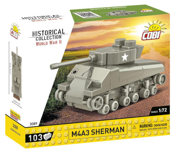 Koottava panssarivaunu Sherman M4A3, 103 osaa, Cobi