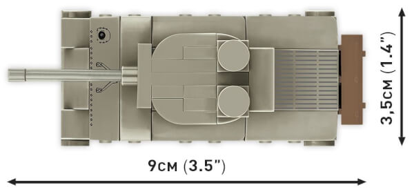 Koottava panssarivaunu Sherman M4A3, 103 osaa, Cobi