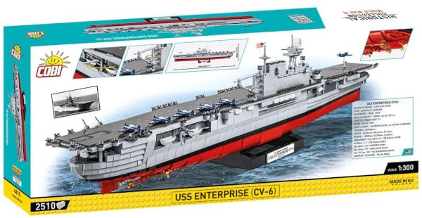 Koottava laivaston lentotukialus USS Enterprise CV-6, 2510 osaa, Cobi