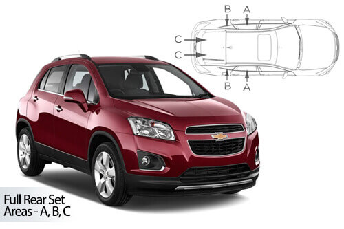 Häikäisysuojasarja Chevrolet Trax, 4 ovinen (2012-2020), Car Shades