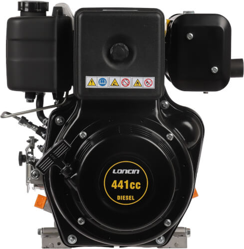 Irtomoottori DIESEL 10 hp / 441 cc vaaka-akseli, Loncin