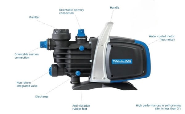 Puutarhapumppu Easy Jet 1100, Easypump