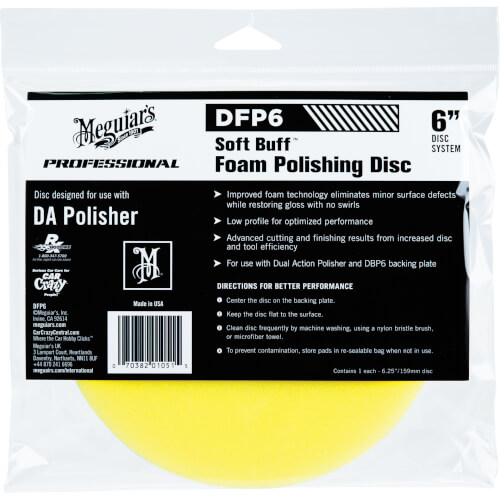 Soft Buff DA Foam Polishing Disc 6", Meguiars