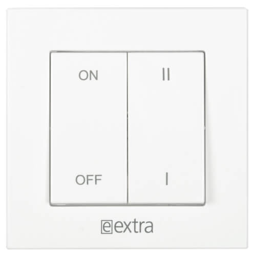 Ilmanvaihtokone l&auml;mm&ouml;n talteenotolla 100 mm (sein&auml;kytkin), Europlast