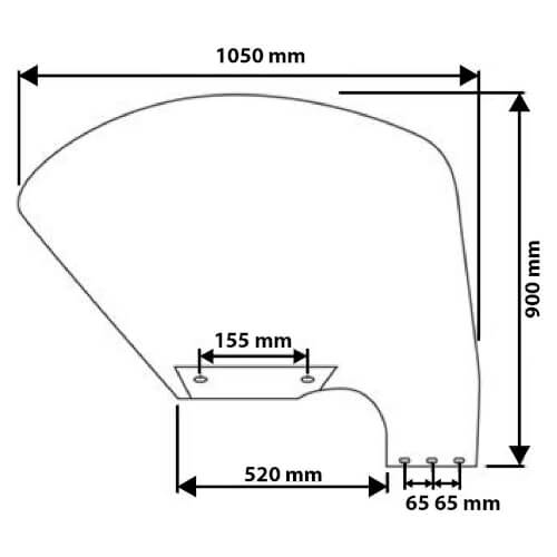 Lokasuoja vasen Ford Major, Power Major E1ADKN16313B