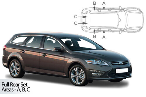 Häikäisysuojasarja Ford Mondeo, Farmari (2007-2014), Car Shades