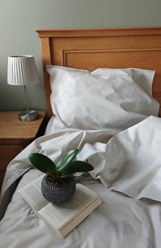 Pussilakanasetti 240 x 150 peitolle, Untuva, HappyToes - Beige