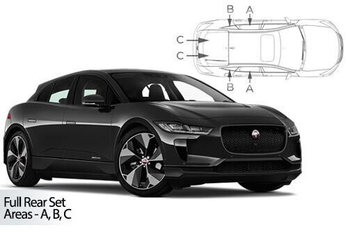 Häikäisysuojasarja Jaguar I-Pace, 5 ovinen (2018➟), Car Shades