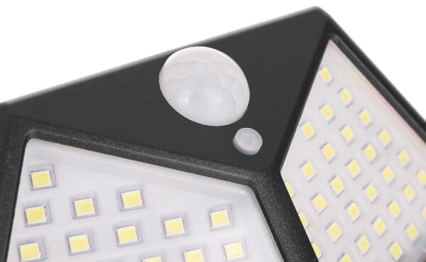 Aurinkokenno led-valaisin liiketunnistimella 50 W, Keltin