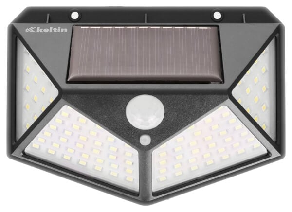 Aurinkokenno led-valaisin liiketunnistimella 50 W, Keltin