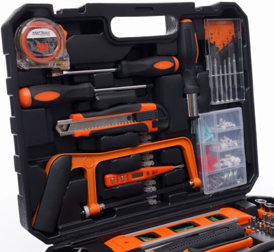 Ty&ouml;kalusarja 180 osaa, Kraft & Dele