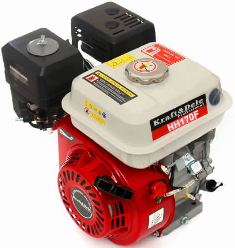 Irtomoottori  7 hp / 210 cc vaaka-akseli, Kraft & Dele