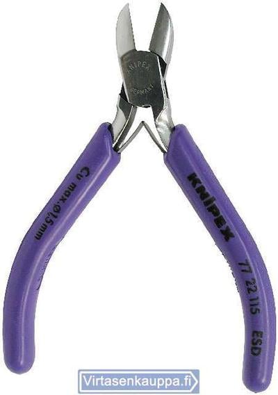 Sivuleikkurit 115 mm ESD, Knipex