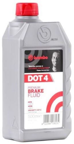 Jarruneste DOT 4, 500 ml, Brembo