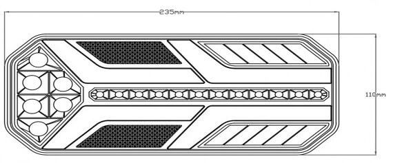 LED-takavalo oikea12/24 V, JOL