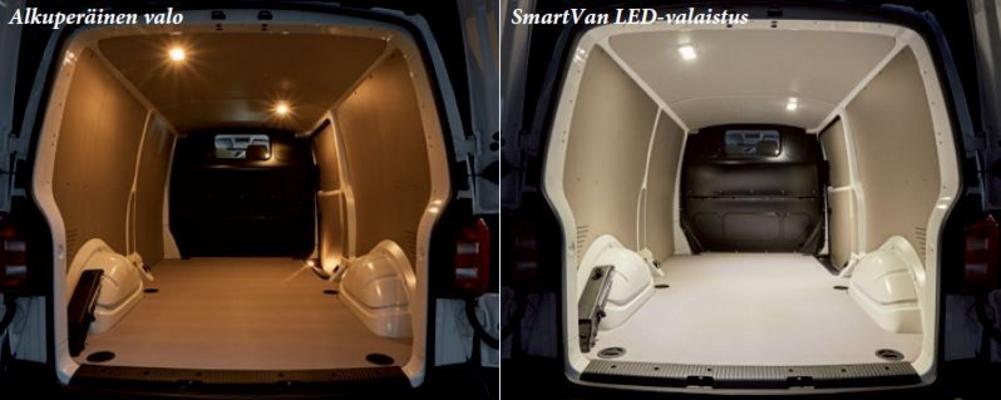 Smartvan Led Valo Pakettiauton Lastaustilaan - Citan 12- / Kangoo 09-