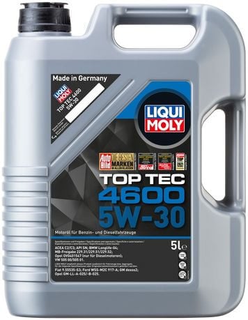 Moottoriöljy Top Tec 4600 5W-30, 5 l, Liqui Moly