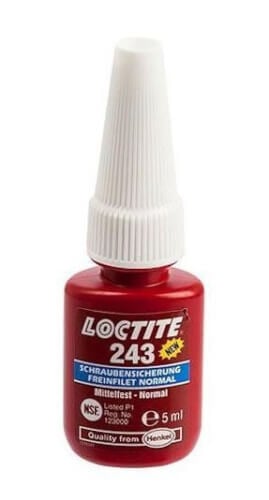 Kierrelukite 243, keskiluja 5 ml, Loctite