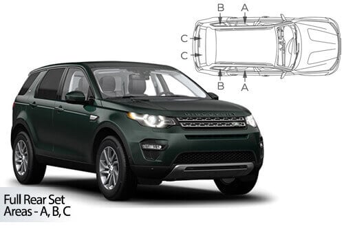 Häikäisysuojasarja Land Rover Discovery Sport, 5 ovinen (2015-2020), Car Shades