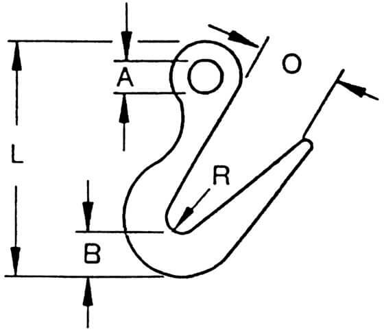 Suursäkin nostokoukku 2 t