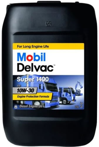 Moottoriöljy Delvac Super 1400 10W-30, 20 l, Mobil