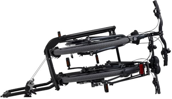 Polkupyöräteline Caravan Superb XT Short musta (2-pyörälle), Thule