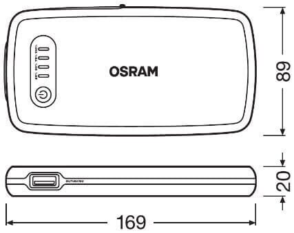 Starttiboosteri OBSL200, Osram