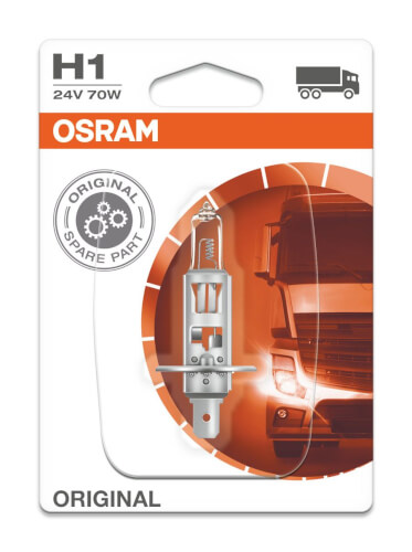 Ajovalopolttimo H1, 24V 70W, Osram