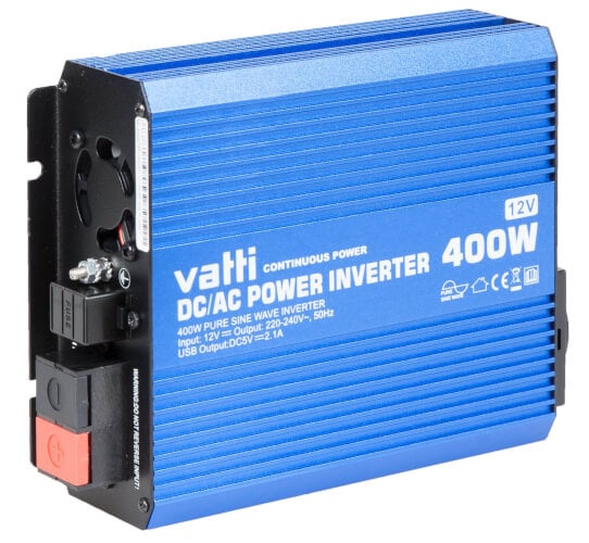 Invertteri puhdas siniaalto 400 W (12 V), Vatti