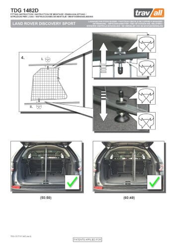 Tilanjakaja - Land Rover Discovery Sport 7-paik (2014➟), Travall