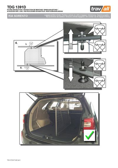 Tilanjakaja - Kia Sorento (2009-2015), Travall