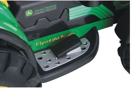 John Deere Ground Force - akkutraktori 12 V + k&auml;rry, Peg Perego