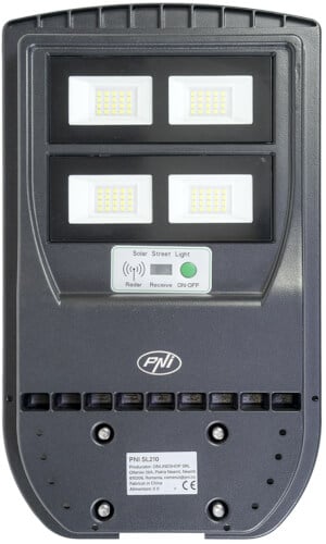 Aurinkokenno LED-katuvalo 6,5 W - 1000 lm, PNI