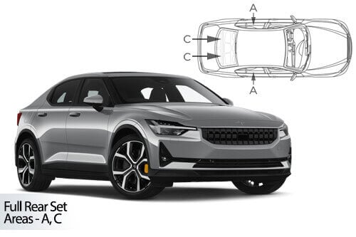 Häikäisysuojasarja Polestar 2 (2019➟), Car Shades