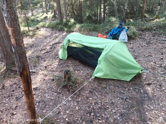 Riippumatto ja teltta Rain Hammock, vihreä, Out-Zone