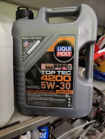 Moottoriöljy Top Tec 4200 5W-30, 5 l, Liqui Moly