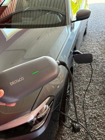 Sähköauton laturi 5,5 m | 1-vaihe | 1,38 kW | Type 2, Deltaco