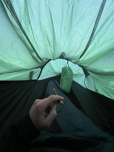 Riippumatto ja teltta Rain Hammock, vihreä, Out-Zone