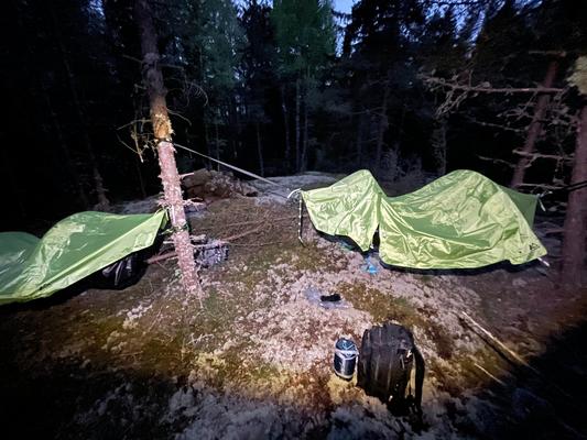 Riippumatto ja teltta Rain Hammock, vihreä, Out-Zone